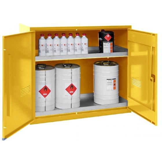 Armoire de sécurité pour produits inflammables, capacité : 130 l - ape2ib - delahaye industries_0