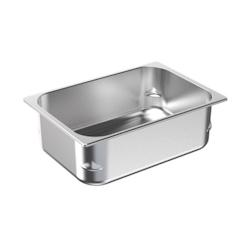 Bac Glacier inox AISI 304 - 360 x 250 hauteur 120 mm Anti Encastrement - Gastroland - 3701666006661_0