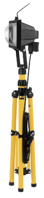 Éclairage de chantier - Projecteur halogène Power Plus Varo sur trépied pliable et réglable, 500W, protection IP44_0
