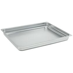 DBMARK - Lot de 6 bacs GN 2/1 en acier inoxydable - 53 x 65 cm - Profondeur 10 cm - 29,5 L - gris inox - GNP21100/6_0