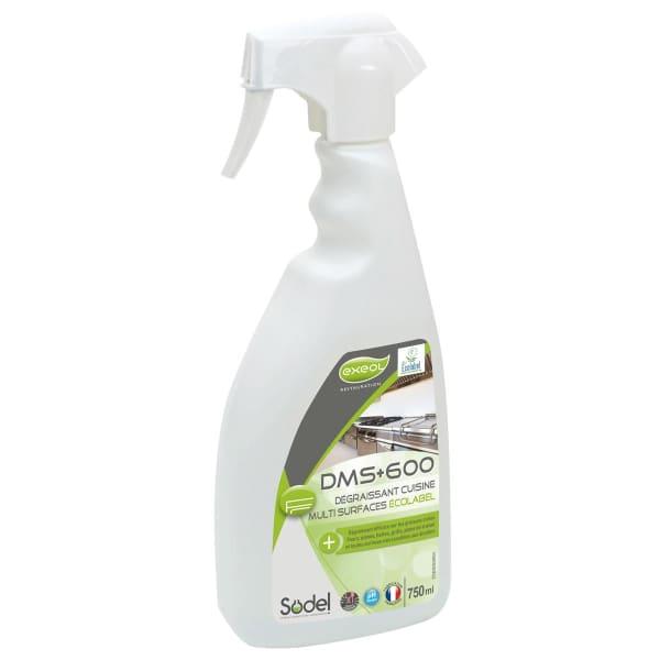 Dégraissant cuisine surpuissant multi surfaces DMS+600 Ecolabel - 750ml - Élimine graisses cuites et carbonisées_0