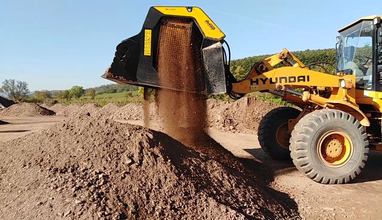 Godet cribleur MB-LS220 S2 - Pour chargeuses et chargeuses-pelleteuses 12 à 25 tonnes_1