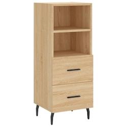 HELLOSHOP26 - Buffet bahut commode armoire meuble de rangement organisateur cuisine salle de séjour salon sonoma 34,5 x 34 x 90 cm bois d'ingénierie_0