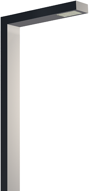 Lampadaire urbain cubica / led_1