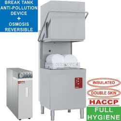 Ensemble lave-vaisselle à capot dcs9/6 avec système osmoseur best wash pour une hygiène maximale - DCS9/6_RS15/AT_0