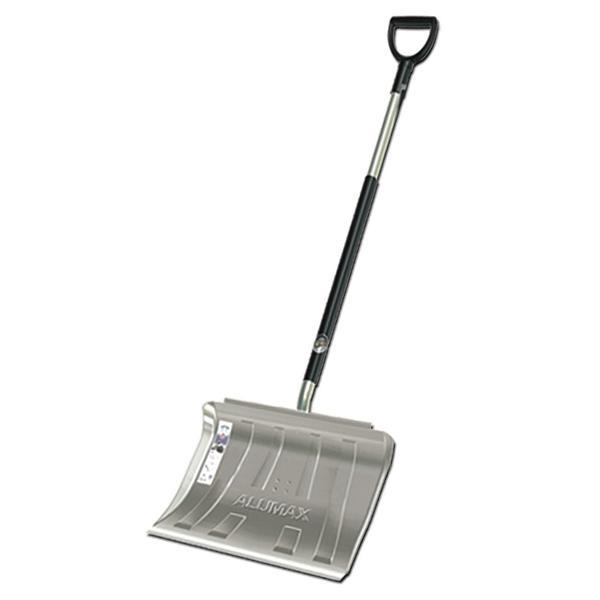 Outifrance 8370650 Pelle poussoiralu-max 500 mm manche aluminium gainé thermoconfort Argent 