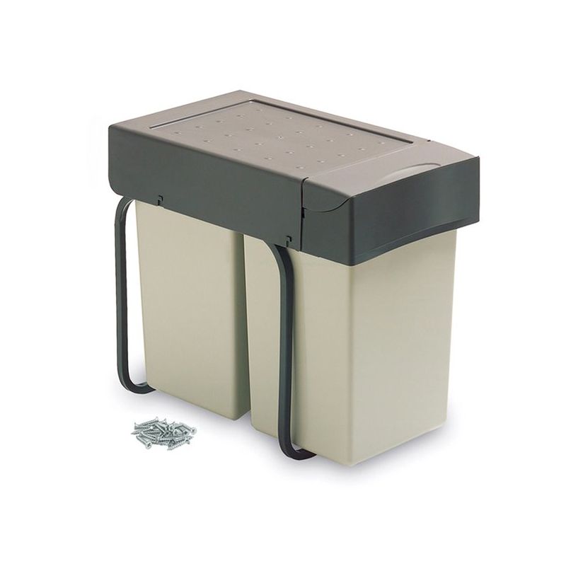 POUBELLE D'EXTRACTION MANUELLE AVEC 1 OU 2 CONTENEURS 20L. TALLA 2