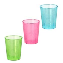 Starpak Verres à liqueur, PS 4 cl Ø 4,2 cm · 5,2 cm couleurs assorties (960 unités) PAPSTAR - multicolore matière synthétique 84245_0