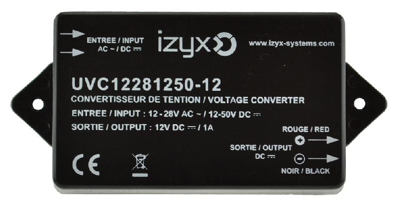 Convertisseur de tension UVC / UVCD - 12 V DC / 24 V DC - Large plage de tension d'entrée AC & DC_0