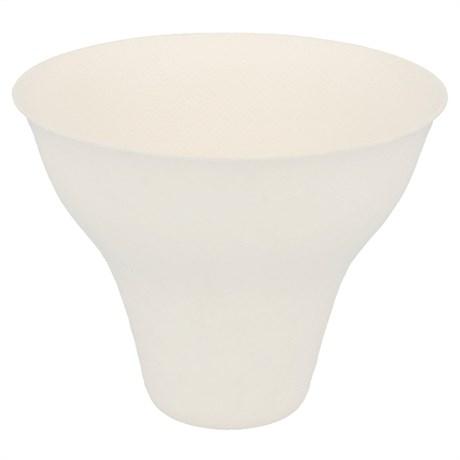 WINE CUP BIONIC 260 ML D.9.9X8CM CELLULOSE BLANC (VENDU PAR 200)