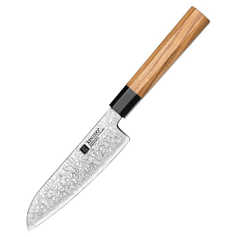 XinZuo - Petit couteau Santoku Damas - Série PM8O Zhen - multicolore PM8O-5.5RS_0