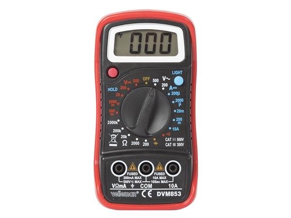 Multimètre numérique - CAT III 300 V / CAT II 500 V - 1999 points - Mesures précises tension/courant/résistance_0