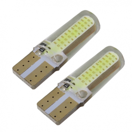 Ampoules veilleuses à LED W5W T10 3W NEW CANBUS - Blanc froid - Vendues par paire - Garantie à vie_0