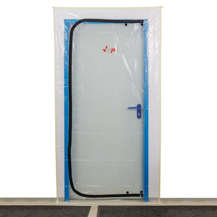 Bâche de protection anti-poussière pour porte - 2,20 x 1,10 m pe_0