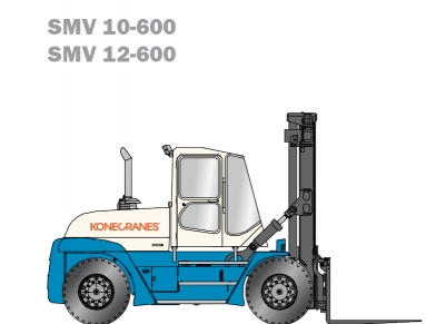 Chariots élévateurs frontaux - kronecranes chariot élévateur konecranes smv 10 à 12 tonnes cdg 600 mm_0