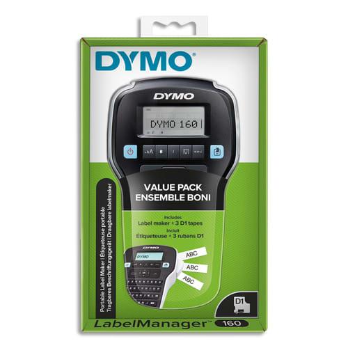Dymo pack promo 3 rubans d1 + 1 étiqueteuse lm160p 2142991_0