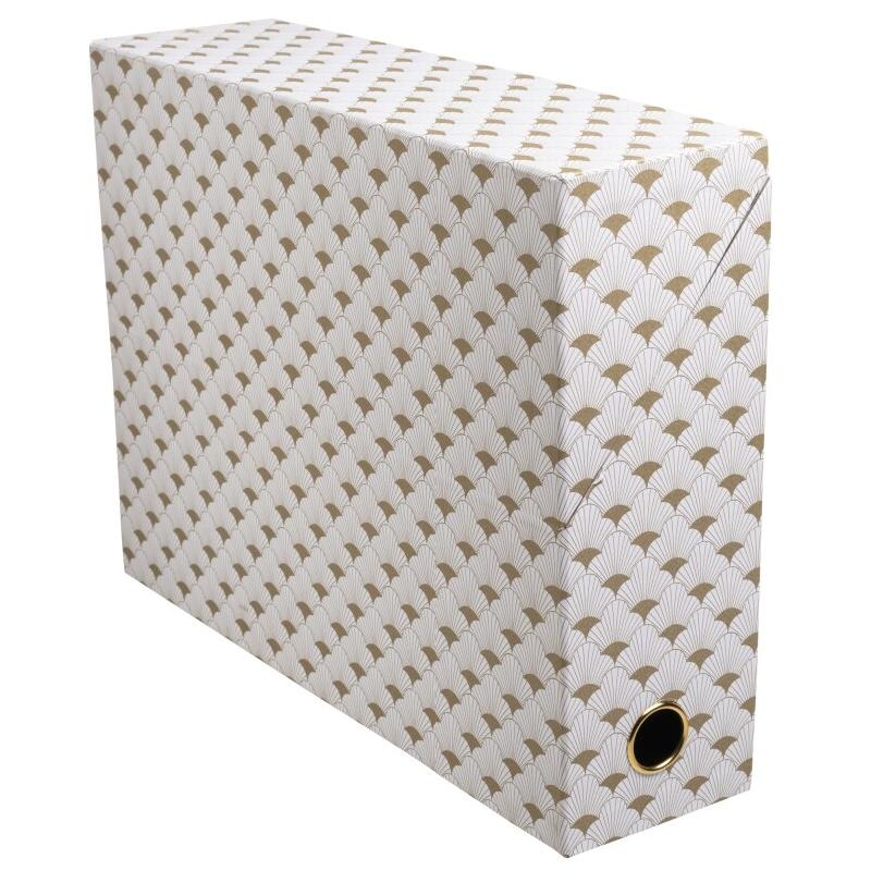 Exacompta Lot de 5 Boîte transfert NÉO DÉCO en carte 15/10e, dos de 90, coloris assortis (3) - 3130630894506_0