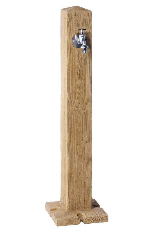 Fontaine d'extérieur Wood en PE - Bois clair - Imitation bois_0