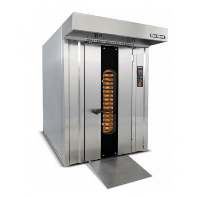 Four rotatif fioul pour chariot de 90 à 180 baguettes - Température Max.350°C - PMDF 50F_0