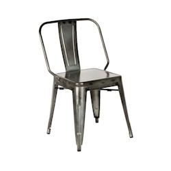 GHP Chaise bistrot Iron en acier gris - acier M-74522_0