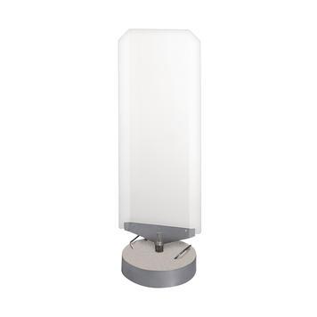 Girouette stop trottoir - Aluminium 2 mm - Pied galvanisé lesté - 400 mm x 1165 mm_0