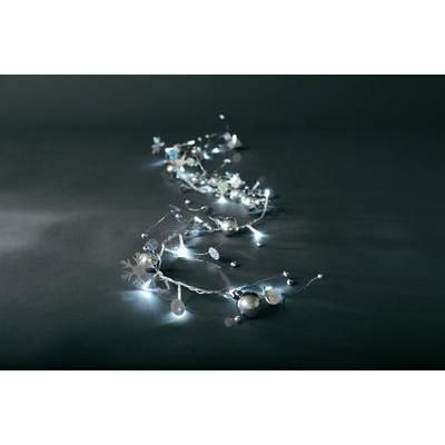 GUIRLANDE LUMINEUSE À MOTIFS PERLES AMPOULE LED KONSTSMIDE 3189-903 BLANC FROID 4.14 M