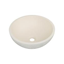 MOB-IN Vasque à poser bol FLORE 36,2x36,2cm - beige 3701606504189_0