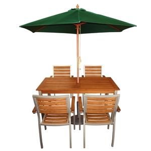 PARASOL ROND VERT 2,5M OU 3M 2.5M (DIA) X 2.37M (HAUT)