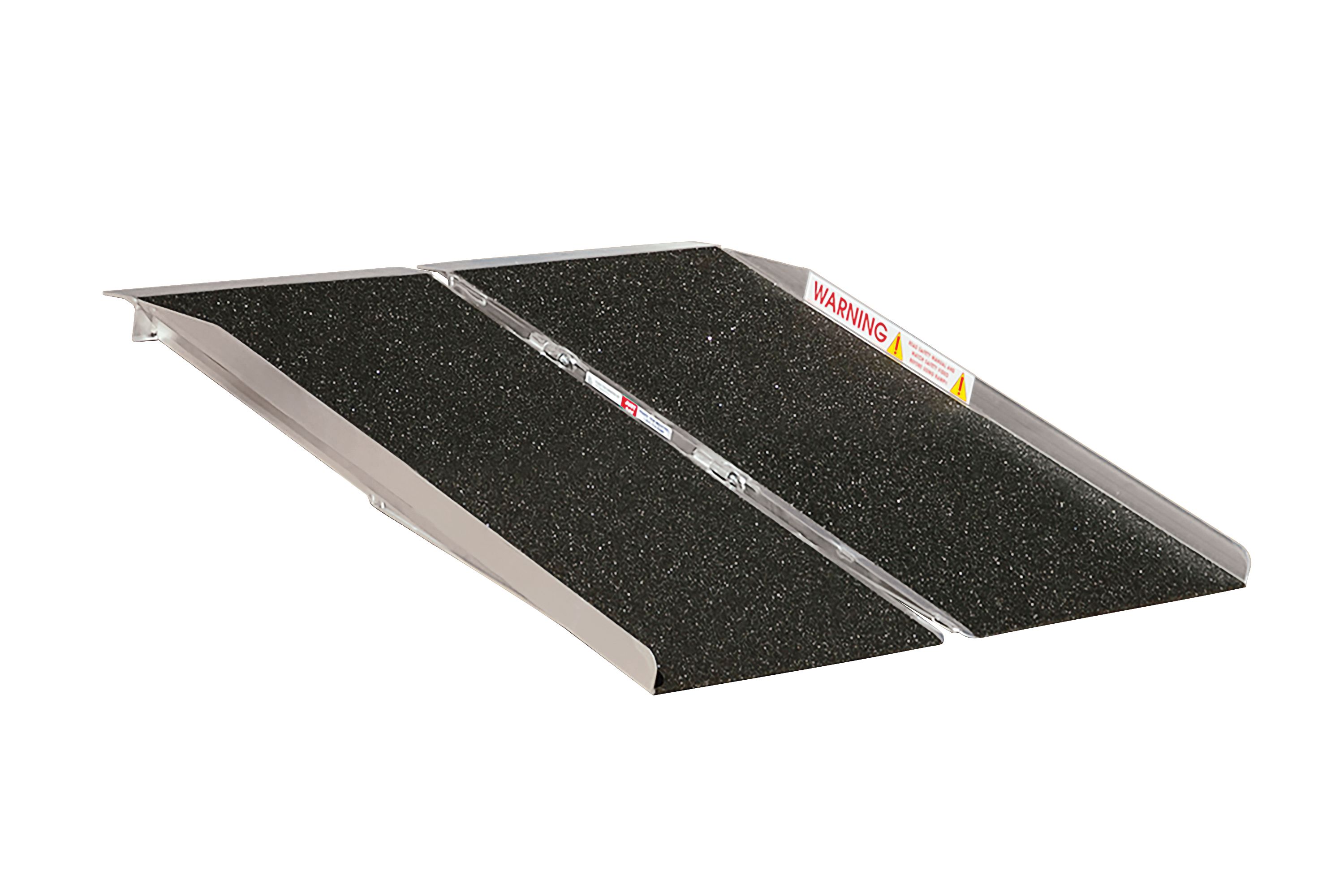 Rampe de chargement pliable en deux - Groupe Netti - Aluminium, 80 cm de largeur, jusqu'à 270 kg_0