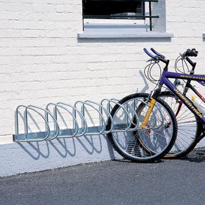 Support mural pour vélos rangés au sol, 5 places_0