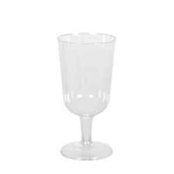Thouy Verres à vin plastique transparent réutilisable 20 cL par 50 - 3701114808007_0