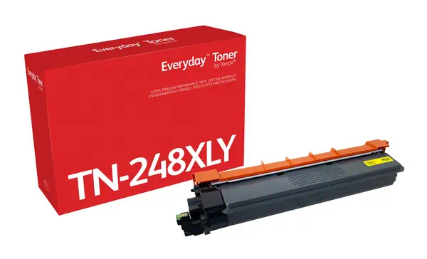 Toner Jaune Everyday¢ de Xerox compatible avec Brother TN248XLY, Grande capacité_0