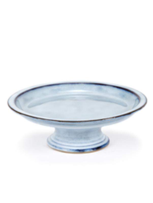 PLAT À GÂTEAU ROND BLEU GRÈS Ø 23,5 CM PURE BLUE SERAX