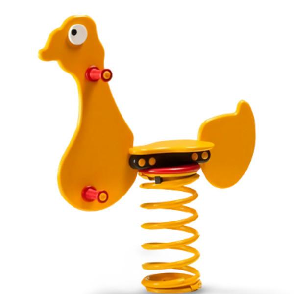 Jeu sur ressort Oie - Pour enfants de 2 à 12 ans - Structure en polyéthylène résistant aux UV_0