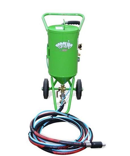 Aerogommeuse compacte et performante - idéale pour peintres et décapage ponctuel - ACF Topolino 18_0