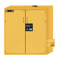 ARMOIRE ANTI-FEU RÉTENTION 33 L, 90 MIN POUR PRODUITS INFLAMMABLES