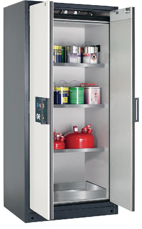 ARMOIRE SÉCURITÉ Q-CLASSIC-90 Q90.195.090 GRIS/BLANC - MANUTAN COLLECTIVITÉS