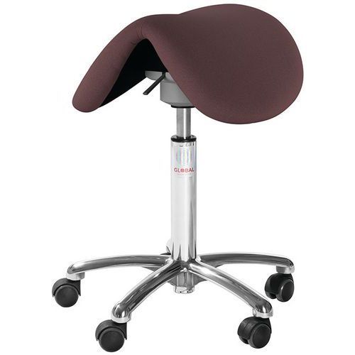 SIÈGE DALTON FLEXMATIC - TISSU CURA - MEDIUM - ROSE - GLOBAL PROFESSIONAL SEATING