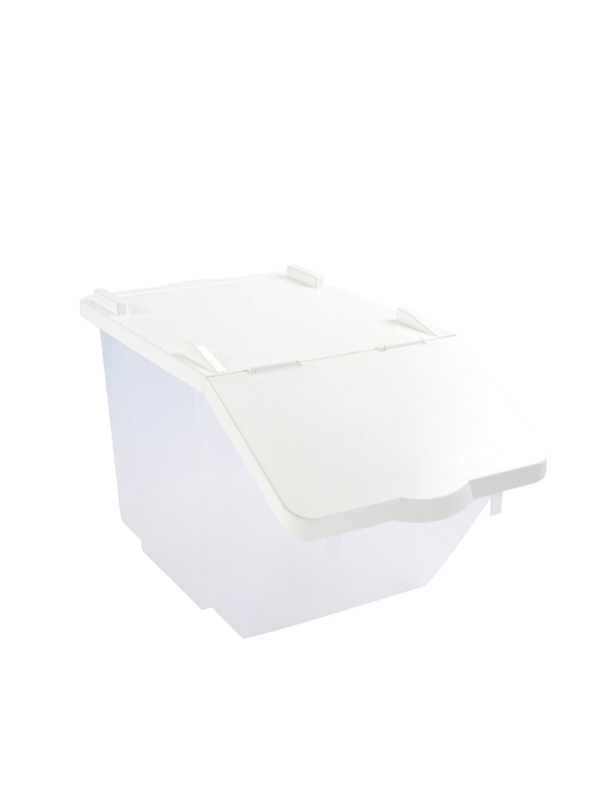 Bac à ingrédients 30L - empilable, emboîtable, avec couvercle - Polypropylène alimentaire - Référence INGRED/30_0