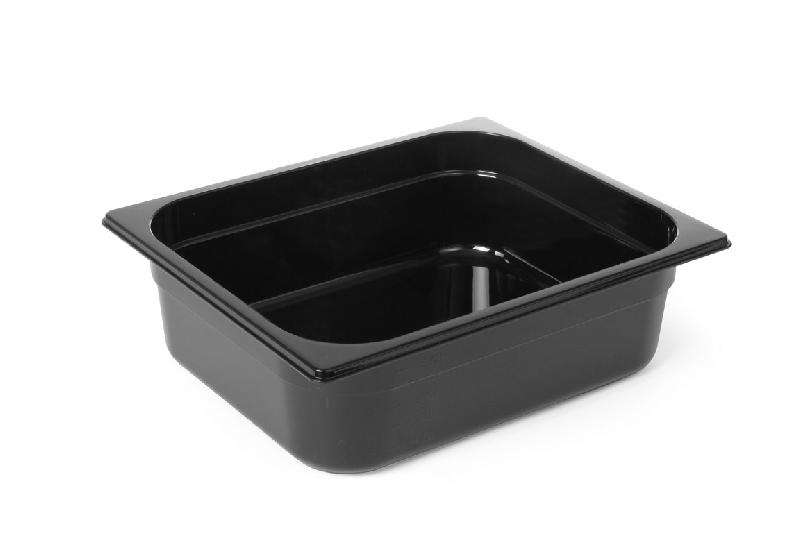 Bac gastronorme 1/2 - 65 mm en polycarbonate noir - Référence 862438_0