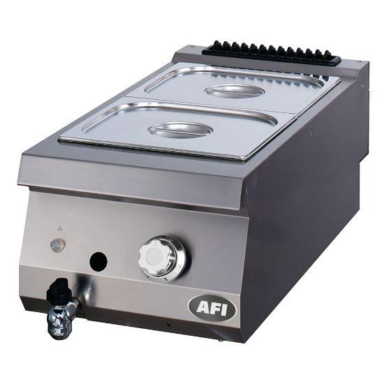 Bain-marie gaz - gamme 900 - 2 x gn 2/3 (BMP9G40) l400mm AFI collin-lucy_0