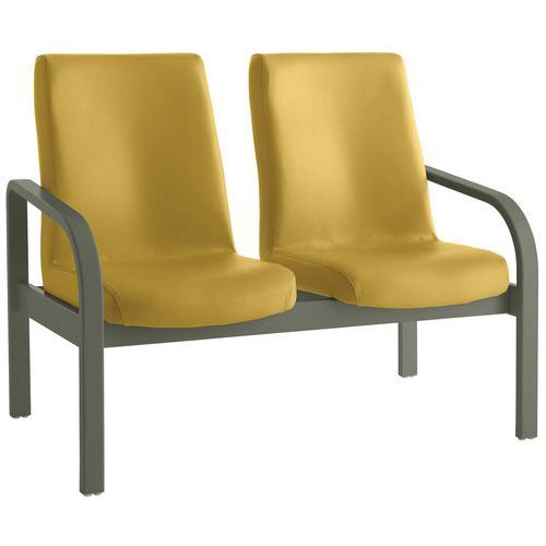 BANQUETTE DE REPOS MARTA 2 PLACES GRIS / MIRABELLE