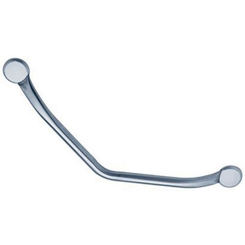 BARRE D'APPUI COUDÉE BANJU INOX BROSSÉ