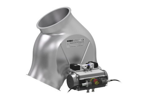 Boîtes à clapet asymétriques avec joint et vérin rotatif pneumatique - ATEX_0