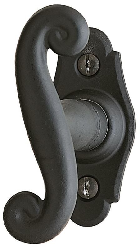 BOUTON SUR PLATINE AQUITAINE ÉPOXY NOIR - BOUVET - BO45PB10B
