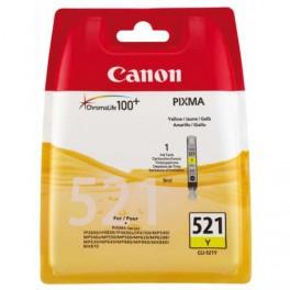 CANON CARTOUCHE JET D'ENCRE JAUNE CLI521Y