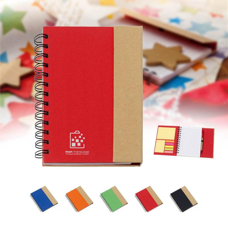 Carnet marque-pages avec stylo Magny - Carnets personnalisés_0