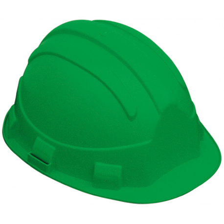 Casque de chantier vert OPAL - garniture frontale - EARLINE | 65162_0