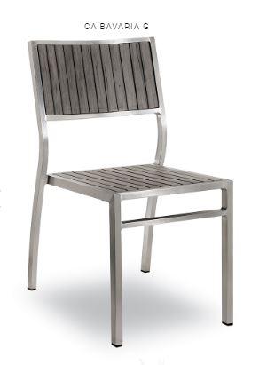 Chaise d'extérieur empilable - CA Bavaria G - 84 cm de hauteur, 45 cm de largeur, 61 cm de profondeur_0