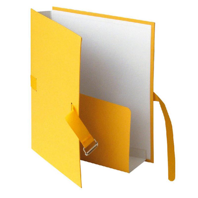 CHEMISE EXTENSIBLE A RABAT EXACOMPTA - COLORIS JAUNE